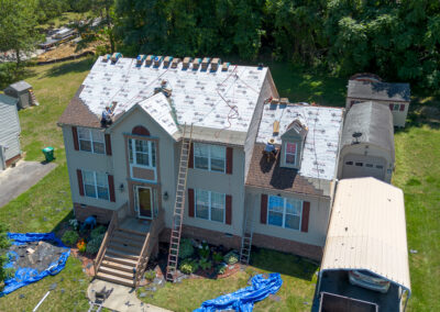 roof replacement job